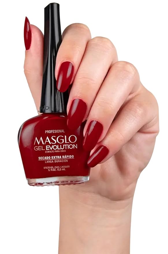 MASGLO Gel Evolution Nail Polish World of Love Set 3 PCs Shades of Differents Color - No U/V Lamp, Duration Up to 12 days