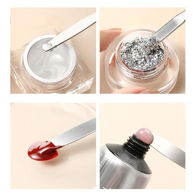 100Pcs Soft Nail Sponges for Ombre, Nail Art Tools, Nail Art Sponges with Grabbing Pen,Stir Spoon, Ombre Nail Brushes, Manicure Professional Accessories Supplies