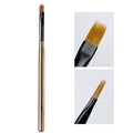 Ombre Nail Brush (Thicken), Precise Gradient & Lace Nail Art Painting Brushes Pen, Acrylic Ombre Brush for Nails, Mahogany Manicure Design Tools for DIY & Salon Gel Polish - 1 Pack