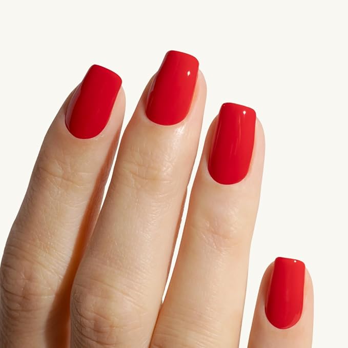 Botanist Nail Rescue Kit | Nail Strengthening Polish + Growth Serum | Grow and Strengthen Nails Damaged from Acrylics, Dip, and Gel Manicures | Non-Toxic, 84% Plant Based, 21-Free & Vegan (Poppy Red)