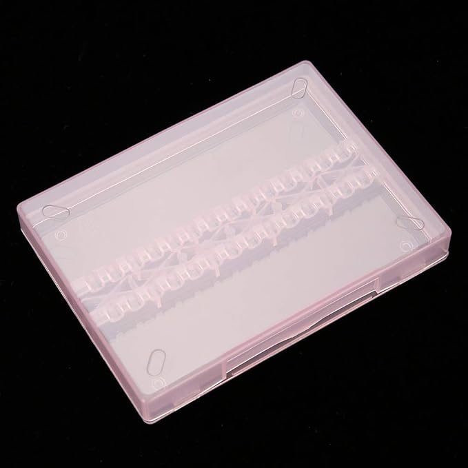Semme Nail Bit Case,Nail Drill Box,Portable 14 Holes Nail Drill Display Box Nail Art Polishing Grinding Drill Bit Holder Storage Box()