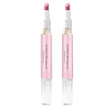 Ceramic Cuticle Pusher & Oil Pen, 2PC Gentle Cuticle Remover for Hangnails & Dry & Damaged Nails, Nail Care Pen for Repair & Nourish Nails