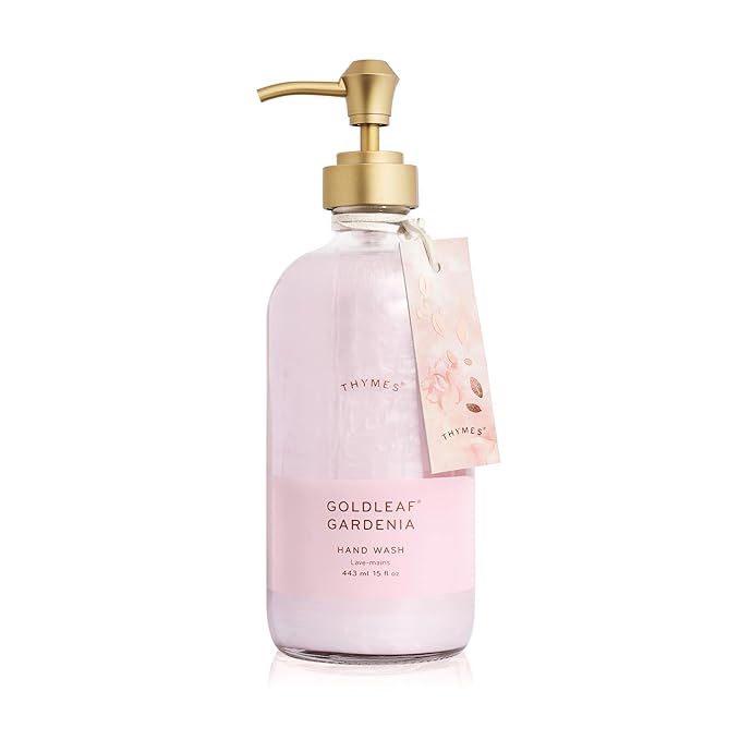 Thymes Large Hand Wash - Goldleaf Gardenia - 15 Fl Oz