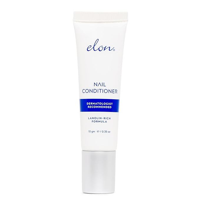 Elon Lanolin-Rich Nail Conditioner – Strengthens Nails, Protects Cuticles, Dermatologist-Recommended for Brittle & Damaged Nails (10g Tube)