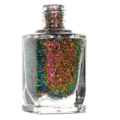 ILNP Electric Carnival - Red, Pink, Gold, Green Ultra Chrome Color Shifting Flakie Nail Polish