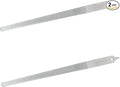 2PC 8 Diamond Dust Nail File - Stainless Steel Nail Dresser - 9 Inch