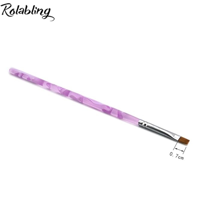 6pcs Spiral Nail Brushes Nail Art Painting Drawing Pen Brush Tips Tools Set