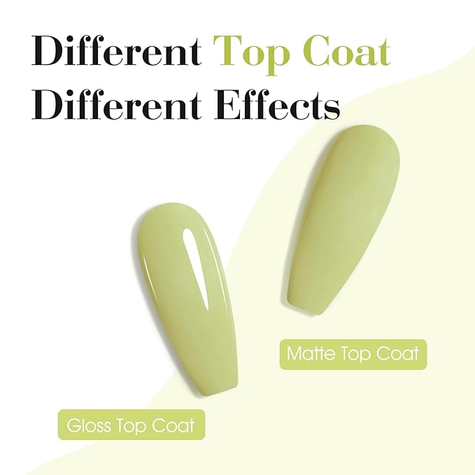 CANNI Pastel Green Gel Nail Polish, 1Pcs Sage Light Green Gel Polish Lime Mint Color High Gloss Soak Off U V French Nail Manicure Salon DIY