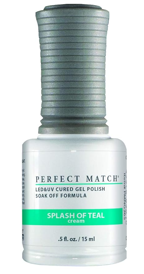 LeChat Perfect Match Gel Polish, Splash of Teal, 0.5 Fl Oz