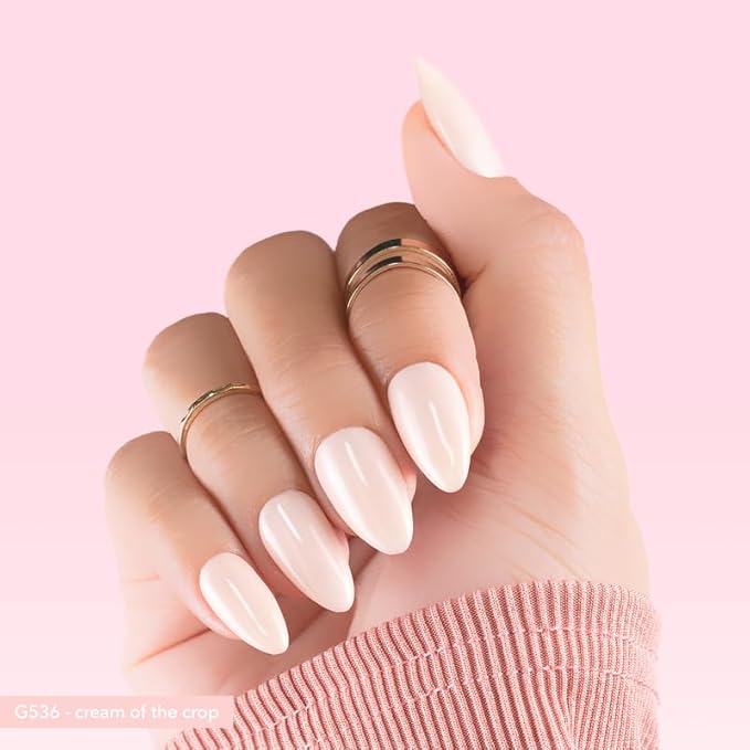 Kiara Sky Gelly Tips Starter Kit | Includes Prep, Primer, Builder, Top Coat, Tips | Almond Short
