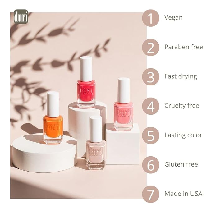 duri Nail Polish Gift Set, KIT109 Sweet Perfect Pink Nails & Lip Plumper Set, Gift Giving for a Holiday (Sweet Perfect Pink Nails & Lip Plumper Set)