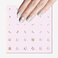 Olive & June Nail Art Stickers | Easy-to-Use Nail Designs | Hand-Screened, No-Fade Ink | Accent, Mix & Match, or Cover Chipped Polish | Shimmery Stars