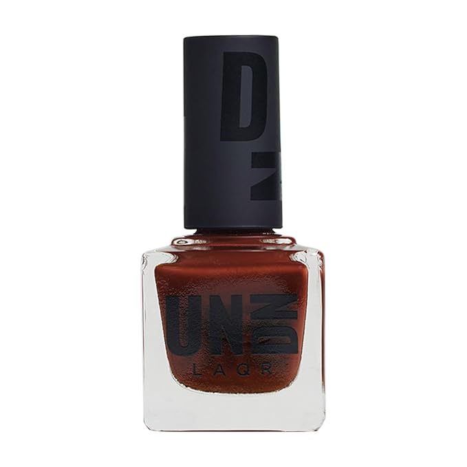 UNDN Vegan Nail Polish - Middle Earth - Brown Nail Polish for Women and Men - Long Lasting, Durable Finish - Cruelty Free - 0.5 oz