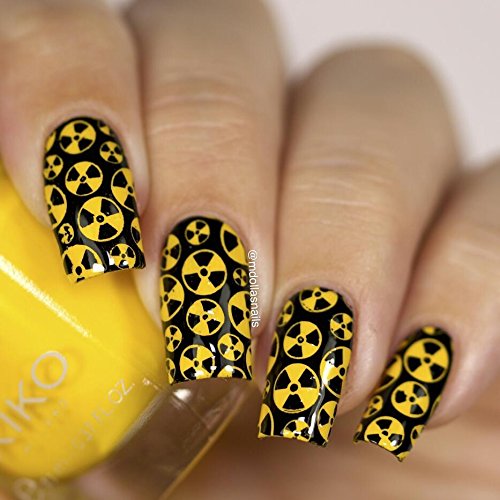 Whats Up Nails - B011 Intergalactic Encounters Stamping Plate for Nail Art Design