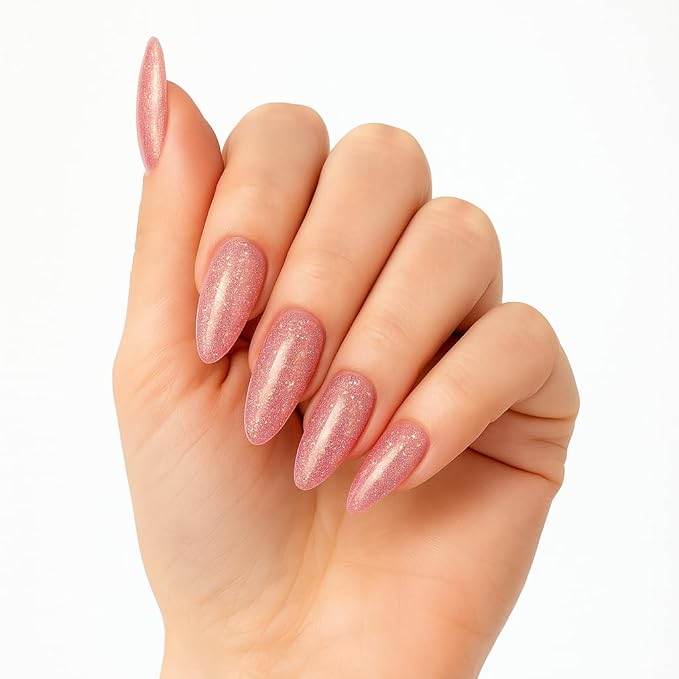 PINKMASK Easy Gel 2oz 60g- Pink Glam, Professional Builder Enhancement Gel-Quick Nail Extension for Beginner DIY, Nail Strengthener-Long Lasting-Salon Quality-Thickening Solution