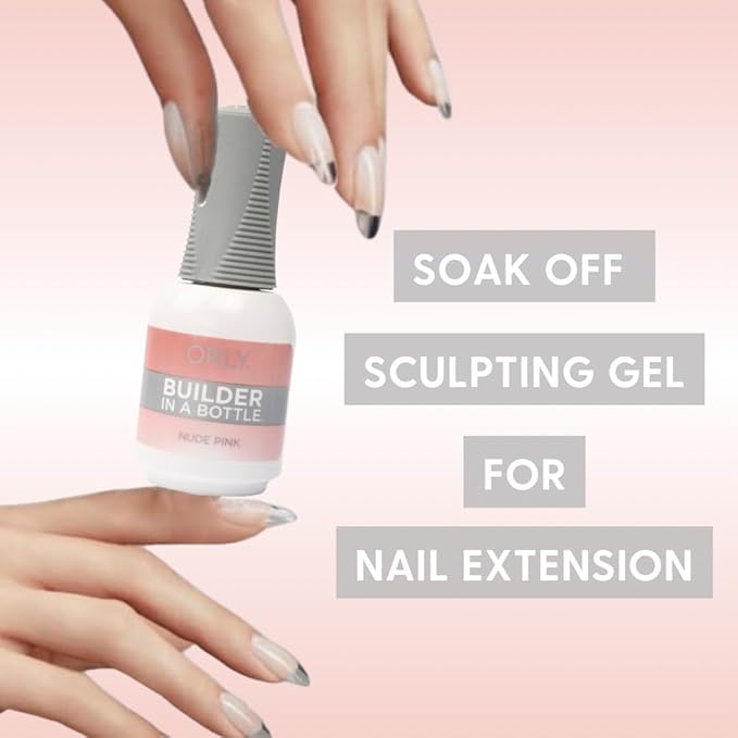Orly GELFX Builder in a Bottle Colors | Self leveling all-in-one formula for nail extensions (Nude Pink)