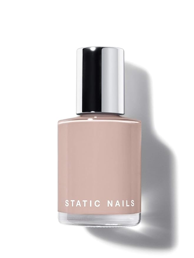 Static Nails Liquid Glass Lacquer, Longer Lasting 8+ Free Treatment Nail Polish (Nudes/Neutrals) (Fetish) - Quick Dry Finger Nail Polish - DIY Nail Art Salon - Gift for Women