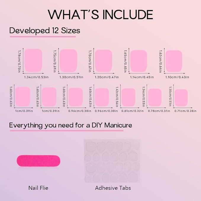 Press on Nails Pink Glossy 3D Flower French Fake Nails French Fake Reusable Nail Kit with Nail Glue Adhesive Tabs Mini Nail File for Women Manicure Art Decoration 24PCS