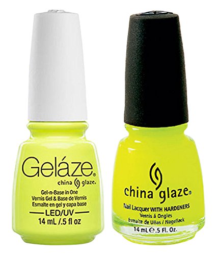 China Glaze Gelaze Tips and Toes Nail Polish, Celtic Sun, 2 Count
