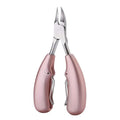Nail Clippers for Ingrown/Thick Toenail Surgical Grade Stainless Steel Sharp Blades with Soft Ergonomic Handles for Easy Grip Best Nail Clipper & Pedicure Tool (Rose Gold)