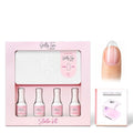 Kiara Sky Gelly Tips Starter Kit | Includes Prep, Primer, Builder, Top Coat, Tips | Almond Short