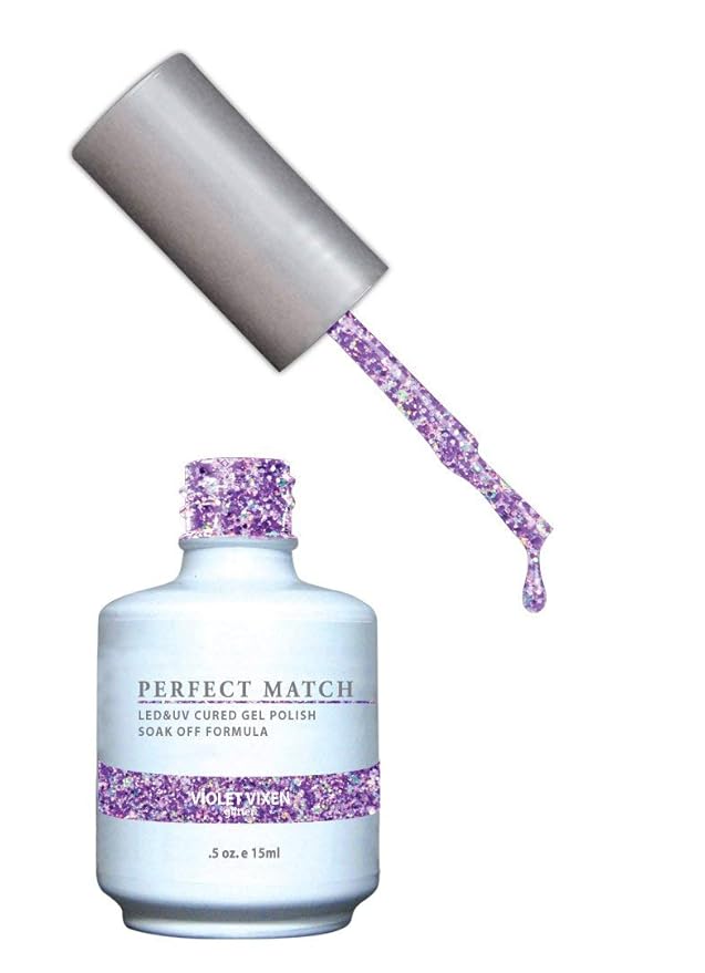 LeChat Perfect Match Gel Polish, Violet Vixen, 0.5 Fl Oz (PMS136)