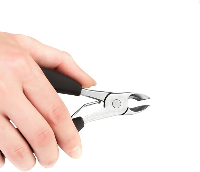 Podiatrist Toenail Clippers, Professional Pedicure Clippers for Thick and ingrown toenails, Perfect for Men and Seniors. with a Super Sharp Curved Blade, These Clippers Make an Ideal Grooming Tool.