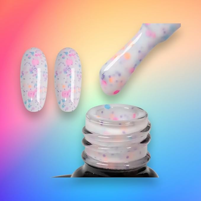Vanzeig's Tutti-Frutti UV Base GEL Nail Polish 5 Color Set w/Nail Tools