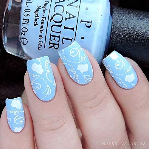 Whats Up Nails - B024 Love is Everywhere Stamping Plate for Nail Art Design