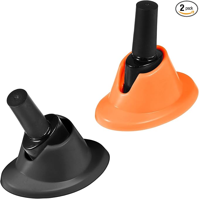 2PCS Nail Polish Bottle Holder Soft Rubber Nail Polish Bottle Holder Anti-Spill Bottles Stand Nails Holders For Painting Manicure Display Tools Nails Polishes Accessories Nailart Supplies