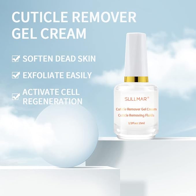 4in1 Nail Hardener Nail Strengthener Nail Rescue Calcium Primer for Thin Nails Growth Nail Repair Nail Care Kit with Cuticle Oil Cuticle Remover Gel Cream