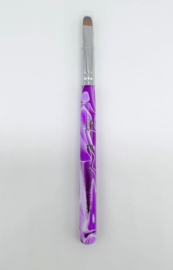 Premium Kolinsky French Brush (Size 10, Acrylic Handle)