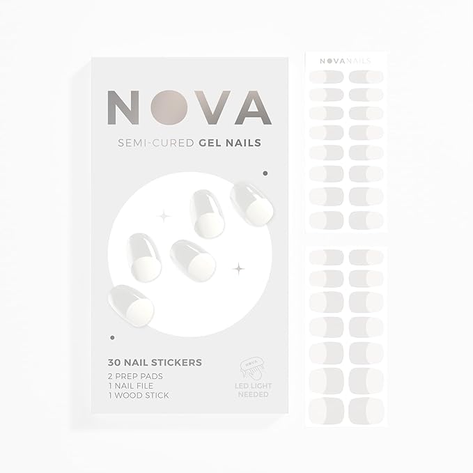 Semi Cured Gel Nail Strips (Jolie)