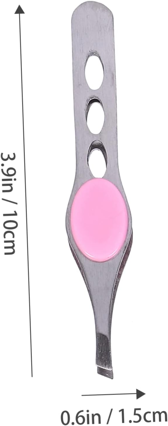 FRCOLOR 12pcs Eyebrow Clips Eyebrow Tweezers for Precise Hair Removal and Lightweight and Easy to Carry