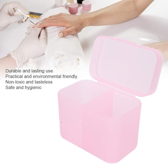 Makeup Organizer Holder, Durable Tasteless Nail Organizer Case, Convenient for Storing for Nail Salon Professional Manicurist(Pink)