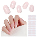 Arte Clavo Semi Cured Gel Nail Strips, 20 Pcs Gel Nail Stickers with UV Light Required, Salon Quality, Long Lasting, Easy Apply and Remove (Skin Pink)