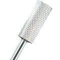 Medicool Silver Carbide Small Barrel Two-Way Bits File Shape and Shorten Nails Acrylic and Gel Nails 1/8" | TWS*CC2M