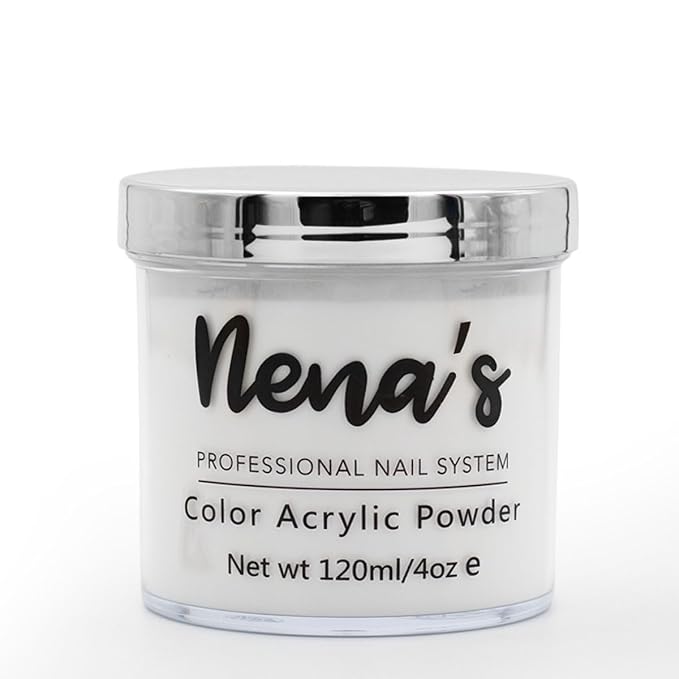 Nena's Superior Sculpting Powder Professional Acrylic Nail System wide color palette 4.0 oz (Clear)