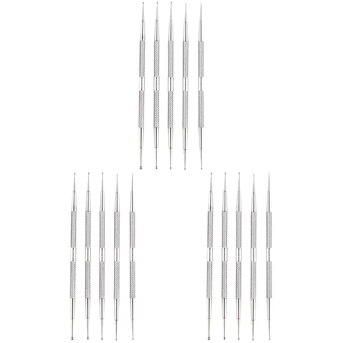 Beaupretty 15pcs Dual- Nail Art Pens Manicure Accessories for Creative Nail Designs and Artistry