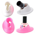 4 Pcs Soft Rubber Nail Polish Bottle Holder Anti-spill Bottle Stand Manicure Display Tools Nail Art Supplies for Nail Organizer Display