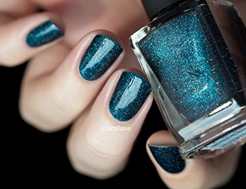 ILNP Sweater Weather - Petrol Blue Holographic Nail Polish