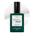 Manucurist Green Flash LED Snow White Gel Nail Polish - White Nail Polish - Vegan, 12-Free, Plant-Based - Strengthens and Protects Nails - Made in France - 0.5 fl oz