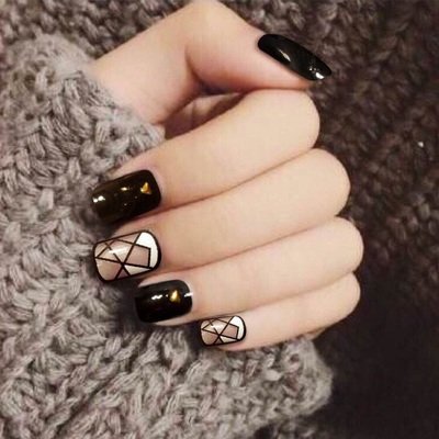 KADS 3 pcs Nail Art Brushes Set Liner Striping Brush for Strokes Details Painting, Blending, Elongated Lines
