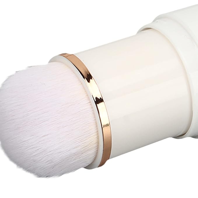 Nail Dust Brush, Nail Art Dust Powder Remover Brush Rhinestone Handle Nail Art Dust Cleaner Brush Professional Nail Art Tool Manicure Duster Tools for Acrylic Gel Nails (White)