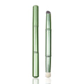 WOKOTO 1pcs Chrome Green Double-Headed Nail Art Brushes Silicone Ombre Nail Brushes And Nail Dust Brushes Picking Dotting Gradient Pen Brush Nail Ombre Brush For Acrylic Nails Painting Cleaning
