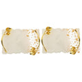 2pcs Fake Nail Display Tray Manicure Mixing Palette Mirror for Nail Art and Blending for Professionals and Home Use