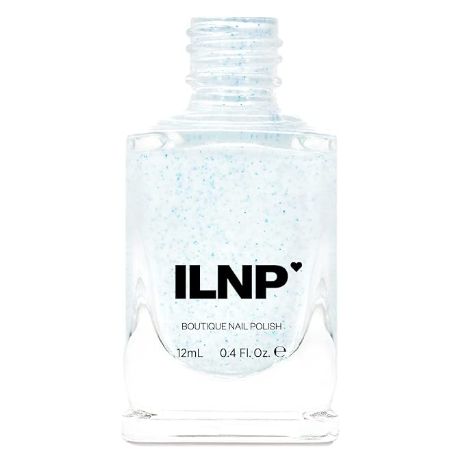ILNP Shaved Ice - Creamy White Speckled Nail Polish