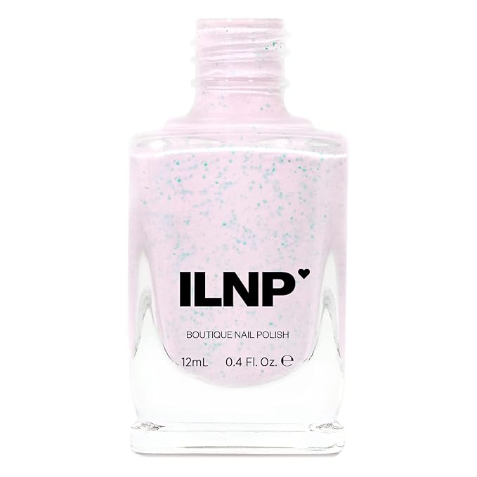 ILNP With Sprinkles - Delicate Macaron Pink Speckled Nail Polish