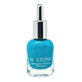 Nailtopia Bio-Sourced, Chip Free Nail Lacquer - All Natural, Strengthening Biotin and Superfood-Infused Polish - Chip Resistant Formula - Quick-Dry, Long Lasting Wear - Hawaiian Blue - 0.41 oz