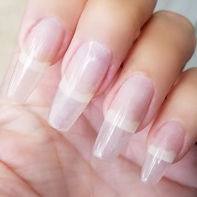 AIMEILI Clear Building Nail Gel Hema Free Builder Base for Nail Repair Nails Extension Nail Strengthen, No Need Slip Solution Quick Extension Gel